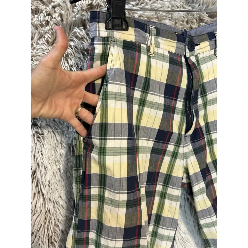 Vintage Duck Head Jeans Plaid Bermuda Shorts Golf Preppy Size 30‎